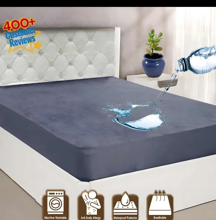Waterproof Mattress Cover (Protector) GREY