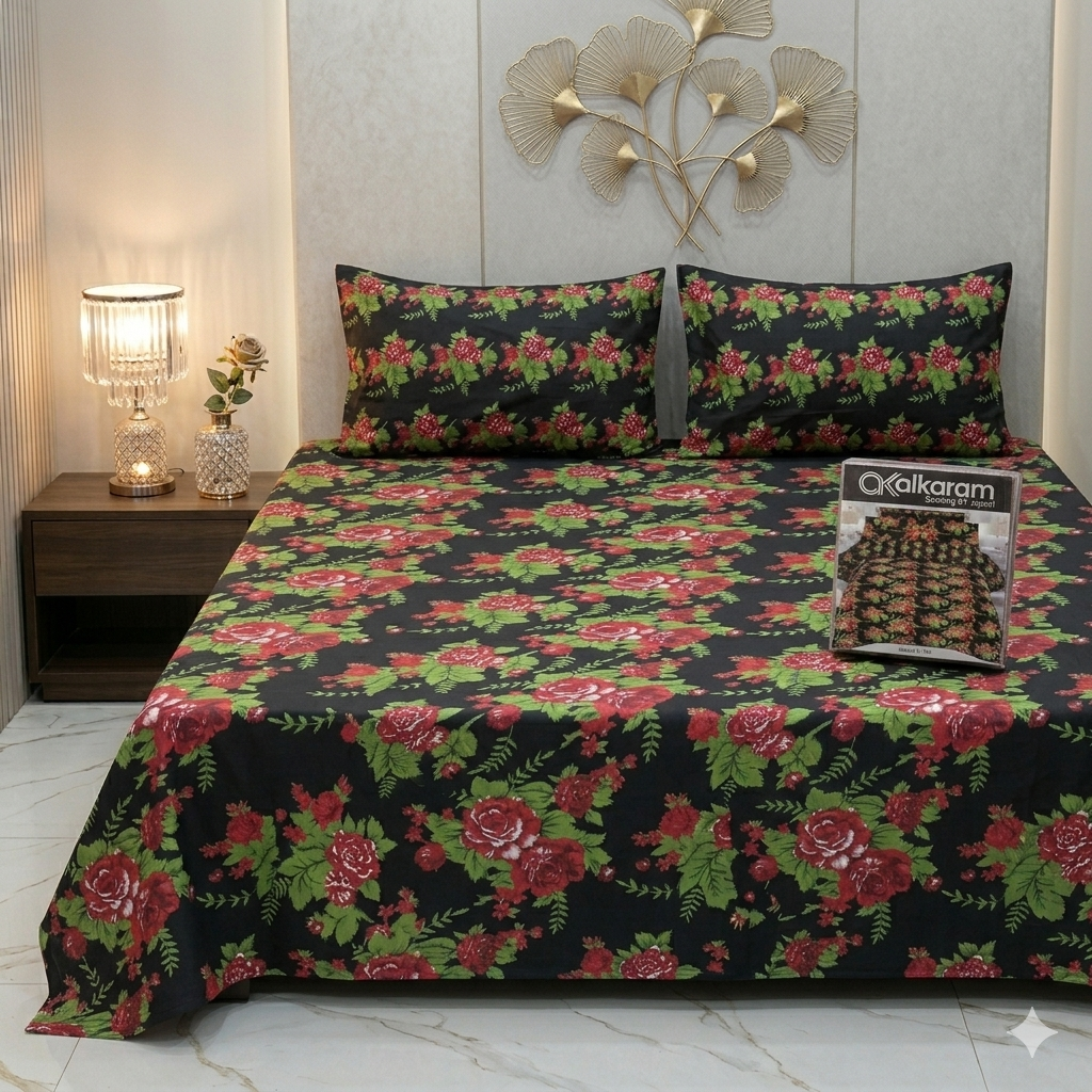 Gift Pack Alkaram  Bedsheet