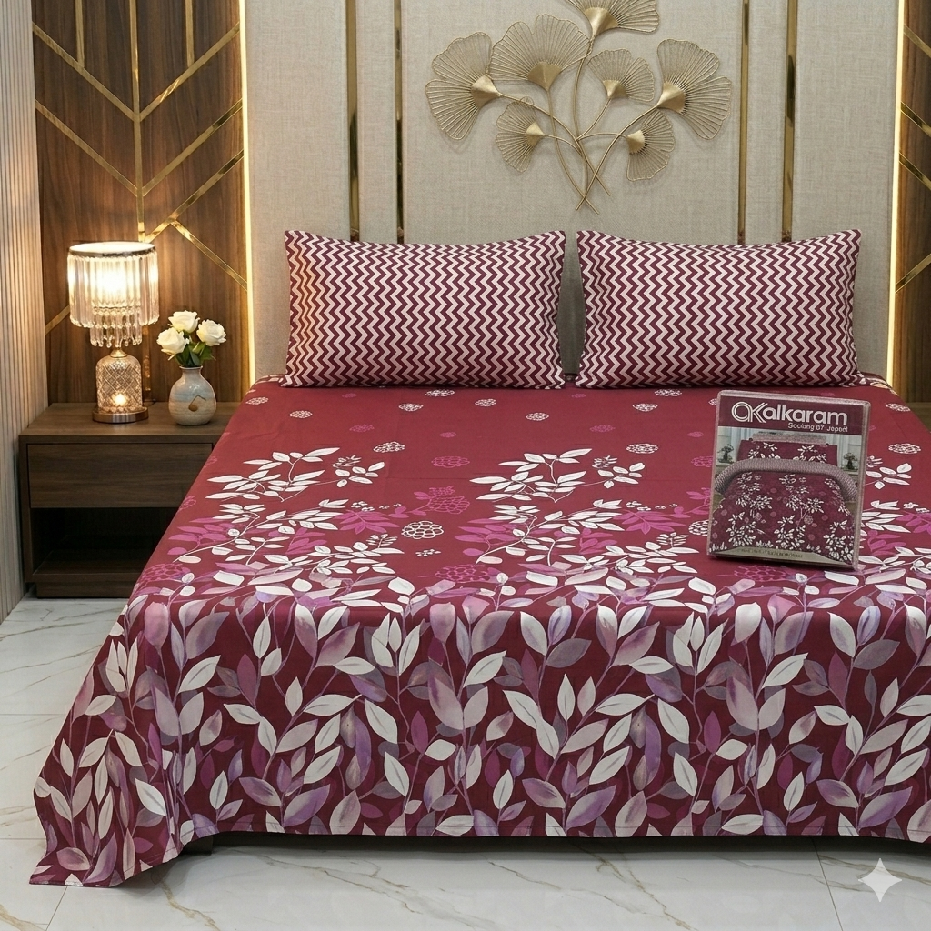 Gift Pack  Alkaram Bedsheet