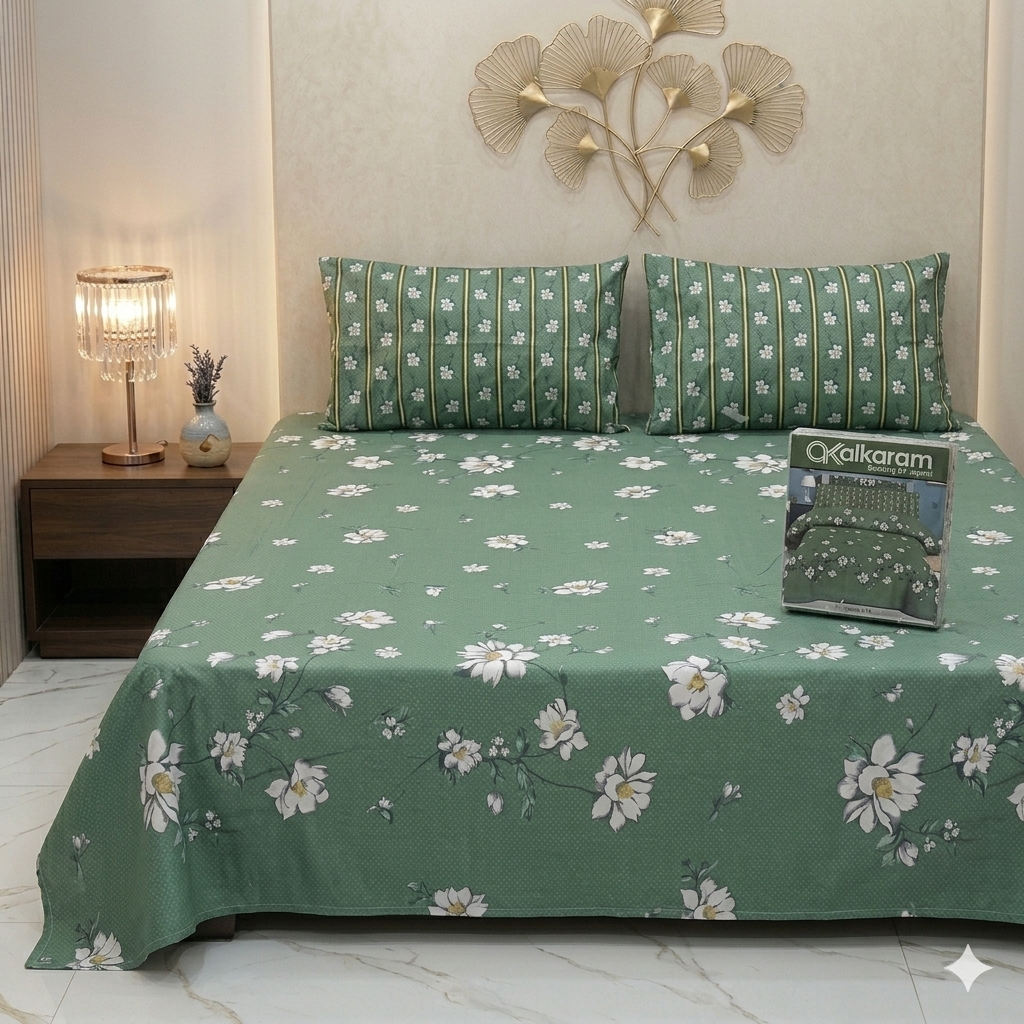 Gift Pack  alkaram bedsheet