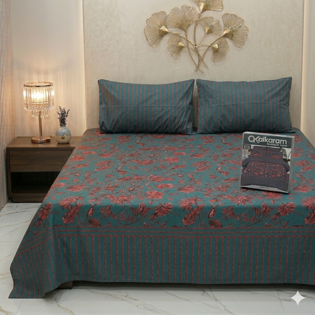 Gift Pack  alkaram bedsheet