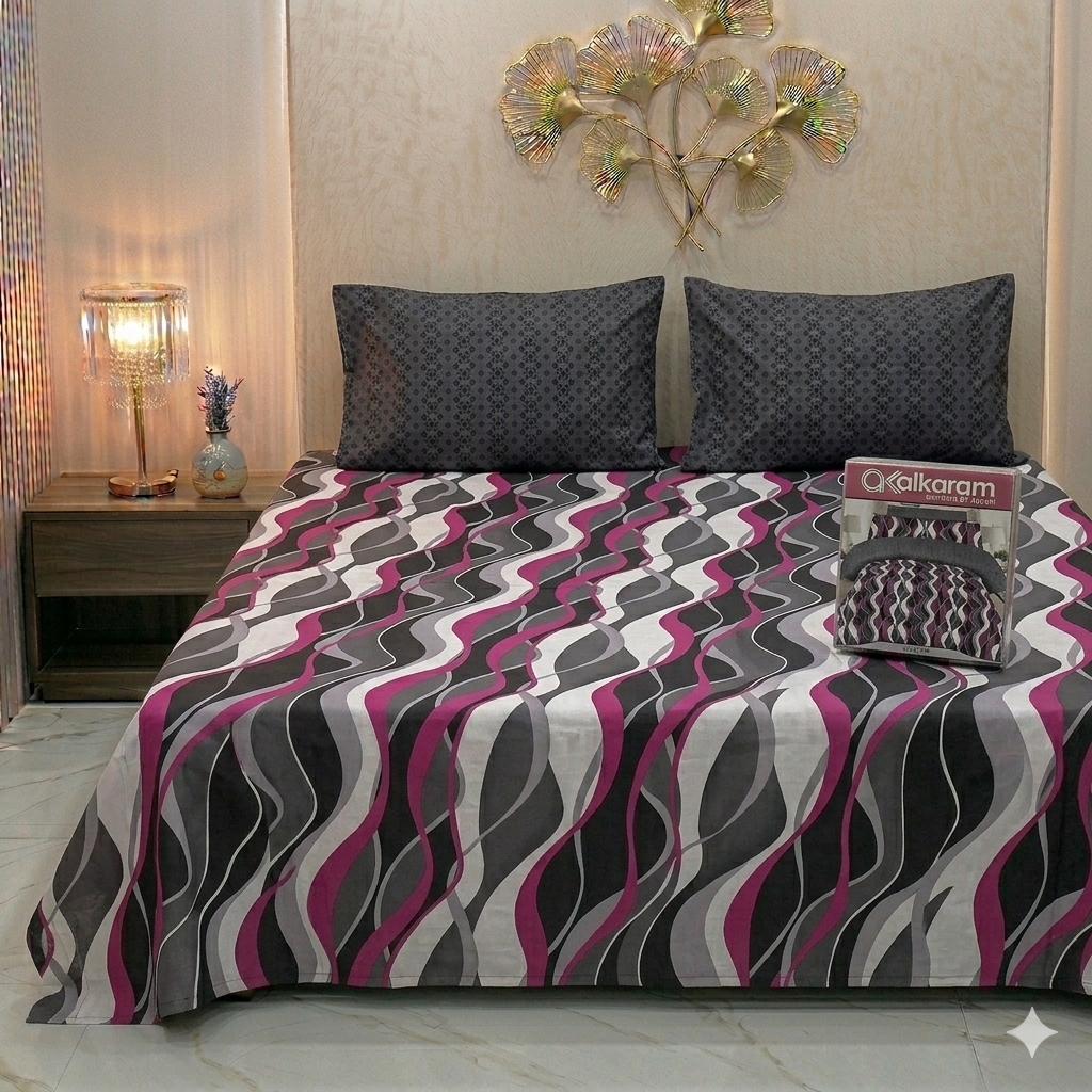 Gift Pack  Alkaram Bedsheet