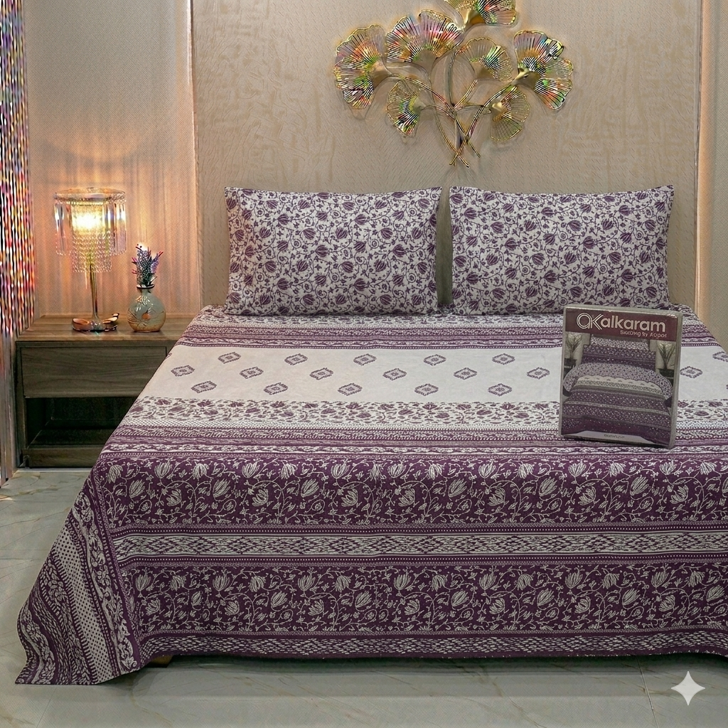 Gift Pack  Alkaram Bedsheet