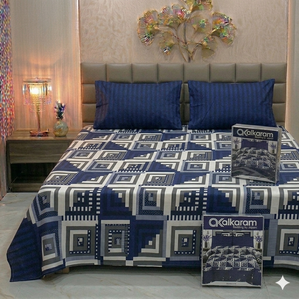 Gift Pack  alkaram bedsheet