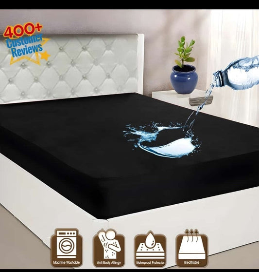 Waterproof Mattress Cover (Protector) BLACK